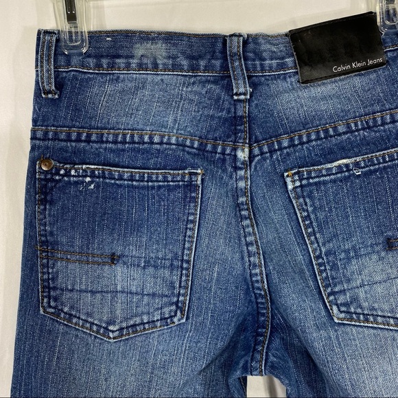 Calvin Klein Boy’s Straight Leg CKB5-5002 Denim Jeans - Picture 4 of 9